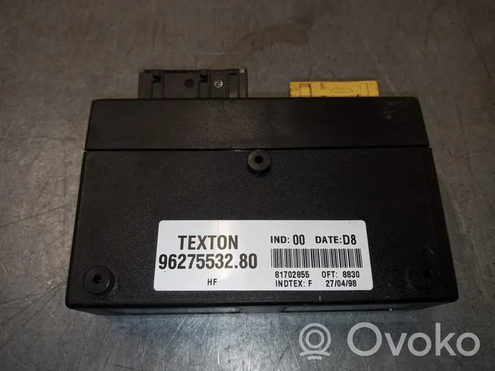 Citroen Xantia Oven keskuslukituksen ohjausyksikön moduuli 9627553280