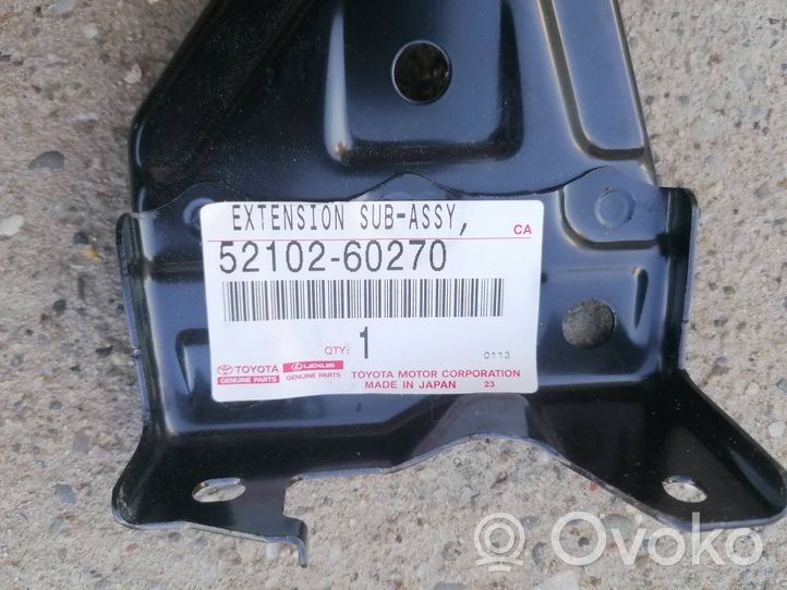 Toyota Land Cruiser (J150) Staffa di rinforzo montaggio del paraurti anteriore 5210260270