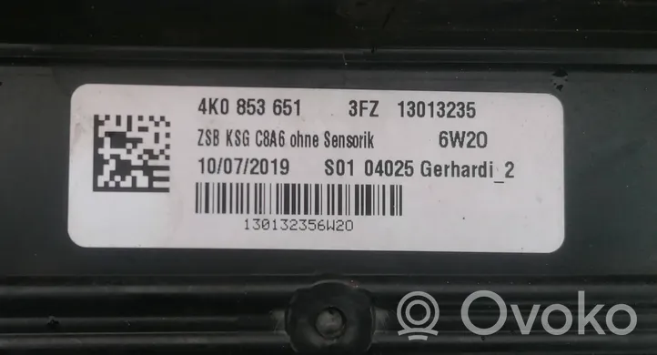 Audi A6 S6 C8 4K Griglia anteriore 4K0853651