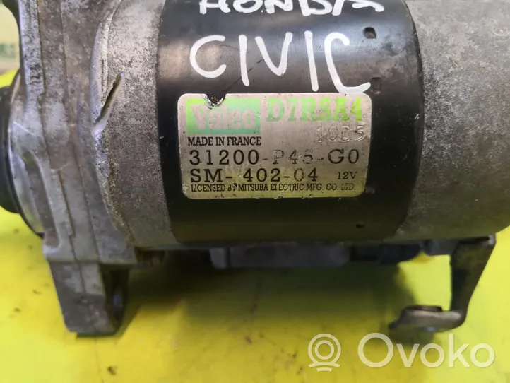 Honda Accord Starter motor D7RSA4