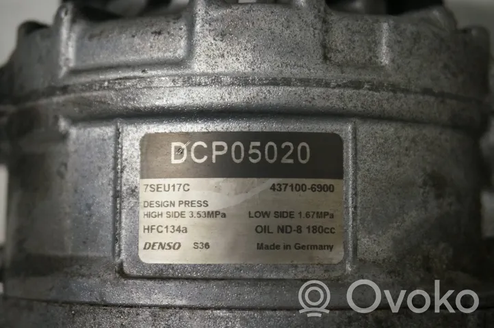 BMW 5 E60 E61 Kompresor / Sprężarka klimatyzacji A/C 4371006900