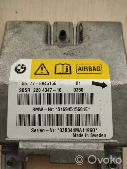 BMW 5 E60 E61 Sterownik / Moduł Airbag 6945156