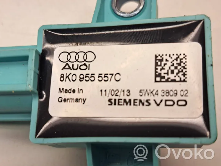 Audi A4 S4 B8 8K Sensor impacto/accidente para activar Airbag 8K0955557C