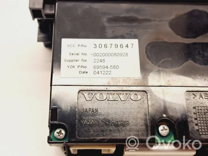 Volvo V50 Monitor / wyświetlacz / ekran 30679647