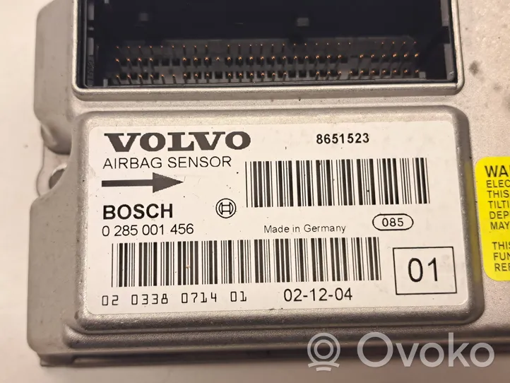 Volvo V70 Oro pagalvių valdymo blokas 8651523