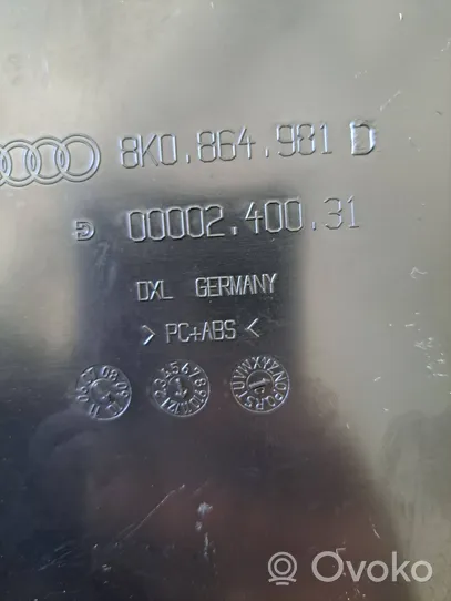 Audi A4 S4 B8 8K Glove box central console 8K0864981D