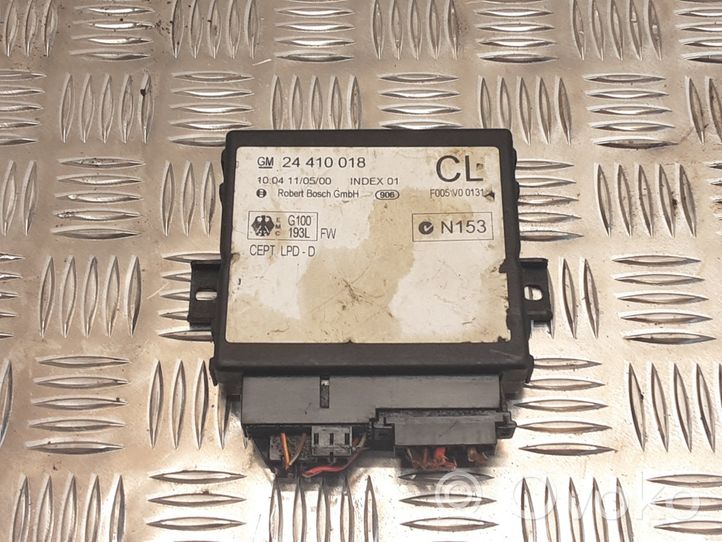 Opel Astra G Centralina/modulo chiusura centralizzata portiere 24410018