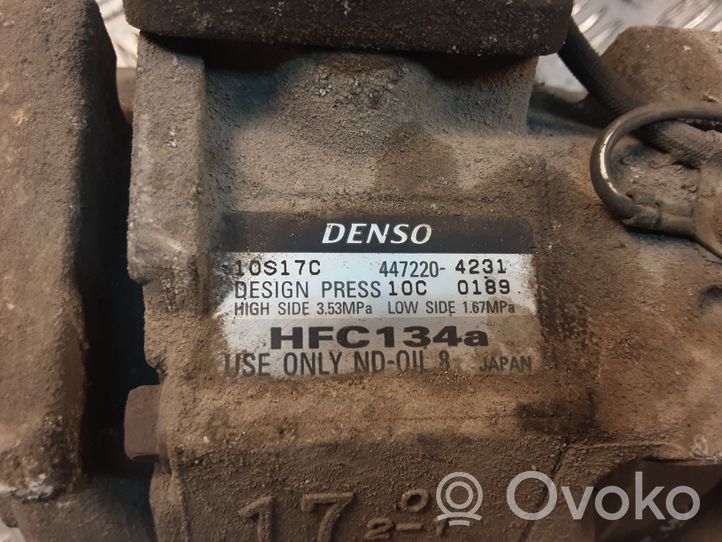 Toyota Avensis Verso Compresor (bomba) del aire acondicionado (A/C)) 447220