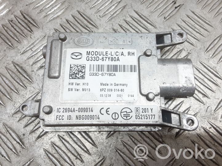 Mazda 6 Module d'éclairage LCM G33D67Y80A