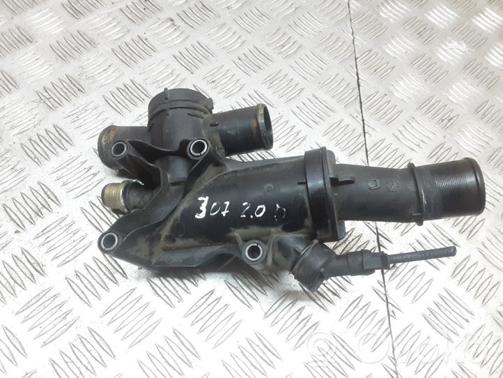 Peugeot 307 Boîtier de thermostat / thermostat 9656183980