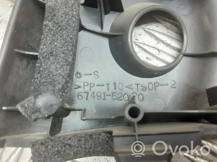 Toyota Yaris Copertura in plastica per specchietti retrovisori esterni 6749152020