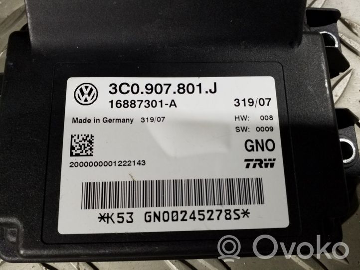 Volkswagen PASSAT B6 Centralina/modulo sensori di parcheggio PDC 3C0907801J