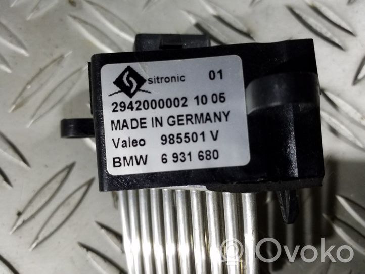 BMW X5 E53 Rezystor / Opornik dmuchawy nawiewu 6931680