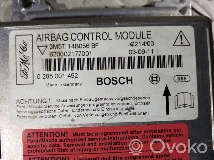 Ford Focus C-MAX Airbag control unit/module 3M5T14B056BF