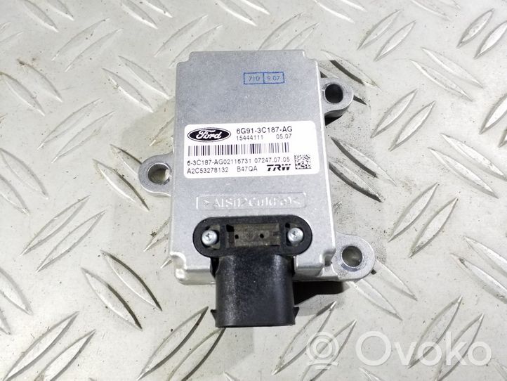 Ford Mondeo MK IV ESP (elektroniskās stabilitātes programmas) sensors (paātrinājuma sensors) 6G913C187AG
