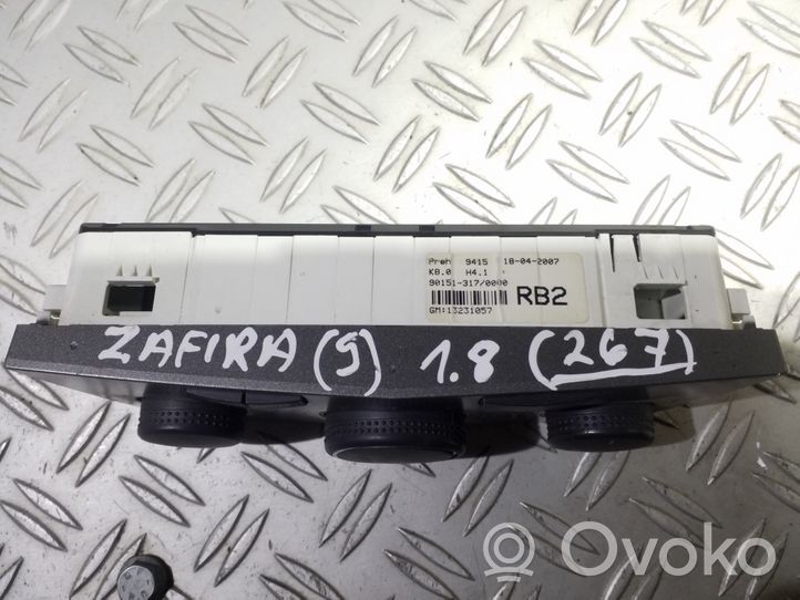 Opel Zafira B Panel klimatyzacji 901513170000