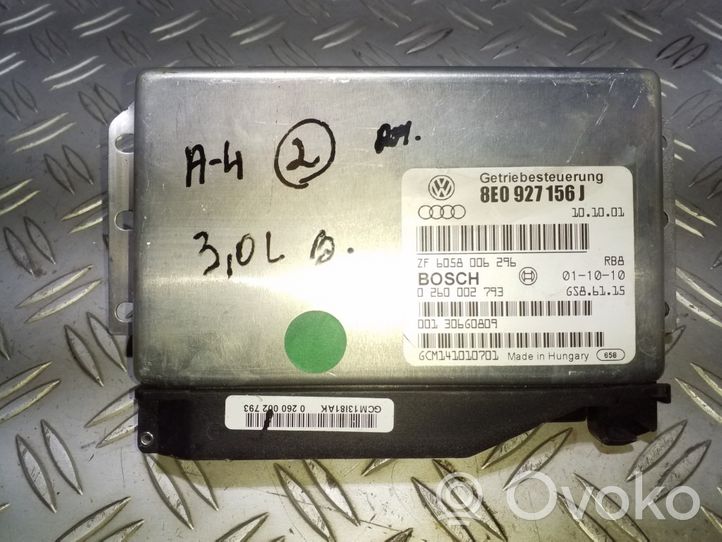 Audi A4 S4 B6 8E 8H Module de contrôle de boîte de vitesses ECU 8E0927156J