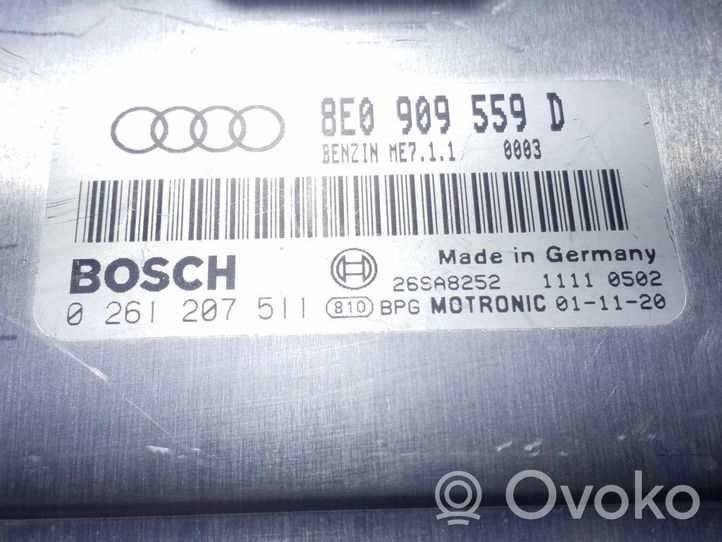 Audi A6 S6 C5 4B Galios (ECU) modulis 8E0909559D