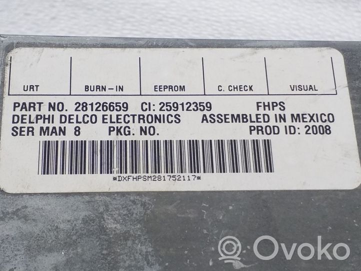 Opel Antara GPS-navigaation ohjainlaite/moduuli 25912359