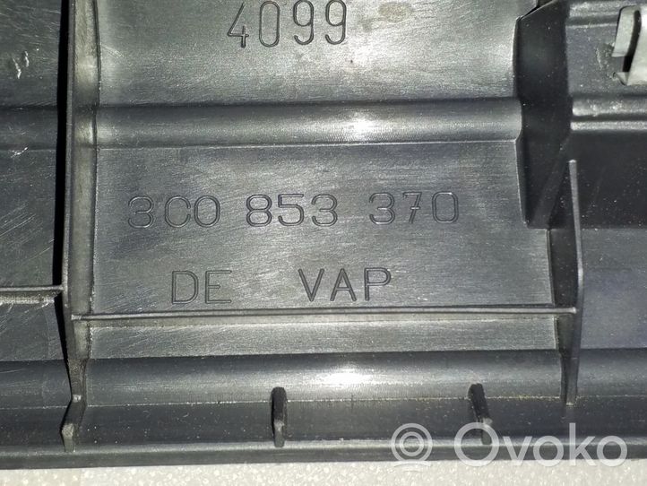 Volkswagen PASSAT CC Copertura del rivestimento del sottoporta posteriore 3C0853370