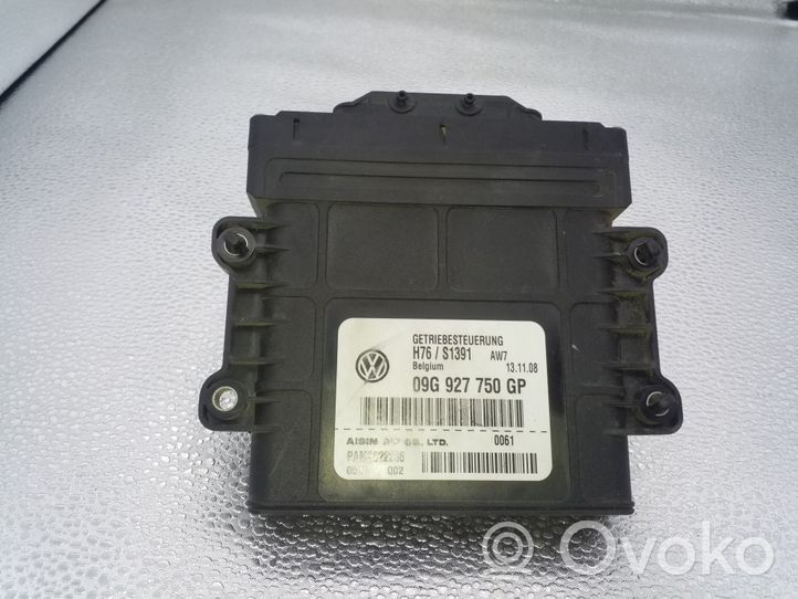 Volkswagen PASSAT CC Gearbox control unit/module 09G927750GP