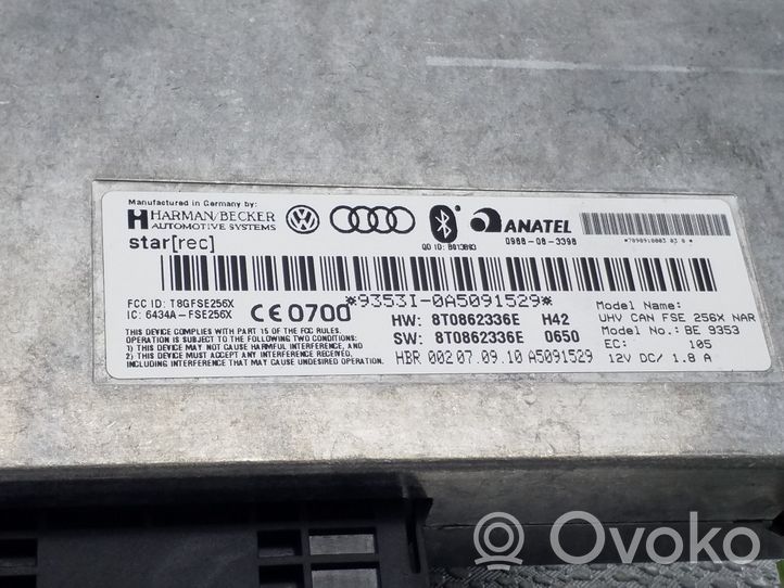 Audi A4 S4 B8 8K Bluetoothin ohjainlaite/moduuli 8T0862336E