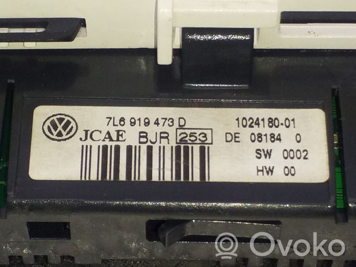 Volkswagen Touareg I Pysäköintitutkan anturin näyttö (PDC) 7L6919473D