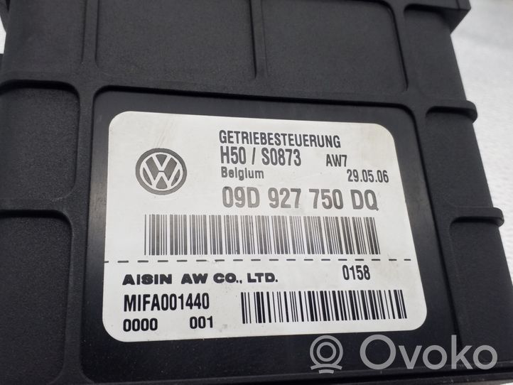 Volkswagen Touareg I Pavarų dėžės valdymo blokas 09D927750DQ