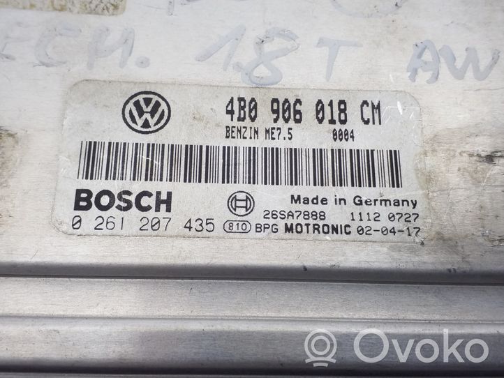 Volkswagen PASSAT B5.5 Centralina/modulo motore ECU 5B0906018CM