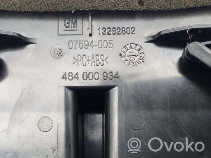 Opel Meriva B Moldura protectora de la rejilla de ventilación lateral del panel 13262802