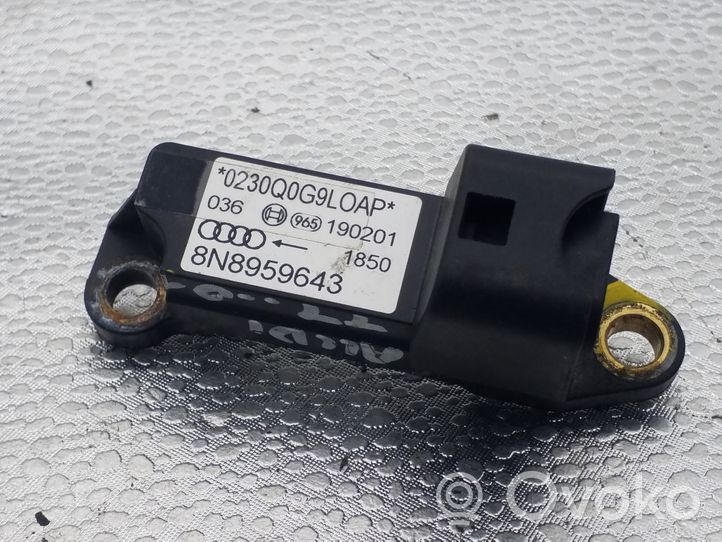 Audi TT Mk1 Sensore d’urto/d'impatto apertura airbag 8N8959643