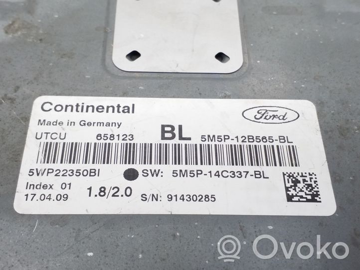 Ford C-MAX I Module de contrôle de boîte de vitesses ECU 5M5P12B565BL