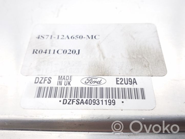 Ford Mondeo Mk III Unité de commande, module ECU de moteur 4S7112A650MC