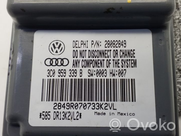 Volkswagen PASSAT B6 Istuimen säädön moduuli 3C0959339B
