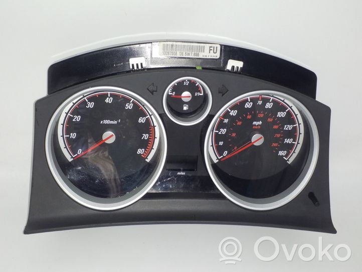 Opel Astra H Compteur de vitesse tableau de bord 13267558