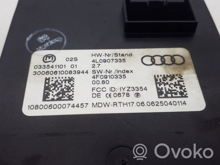 Audi Q7 4L Module unité de contrôle d'antenne 4L0907335