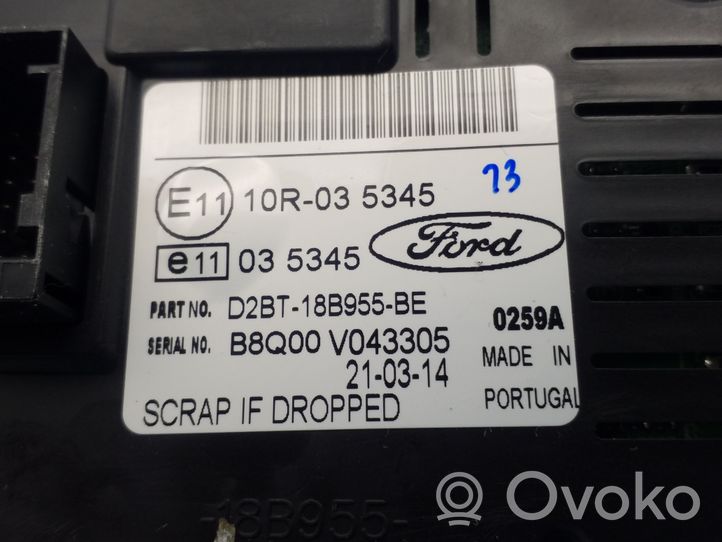 Ford Fiesta Screen/display/small screen D2BT18B955BE