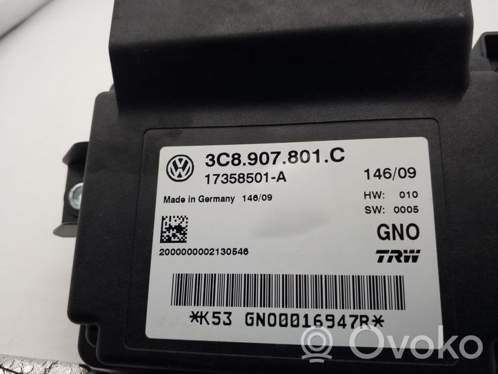 Volkswagen PASSAT CC Module de commande de frein à main 3C8907801C