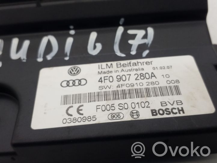 Audi A6 S6 C5 4B Unité de contrôle à bord d'alimentation 4F0907280A