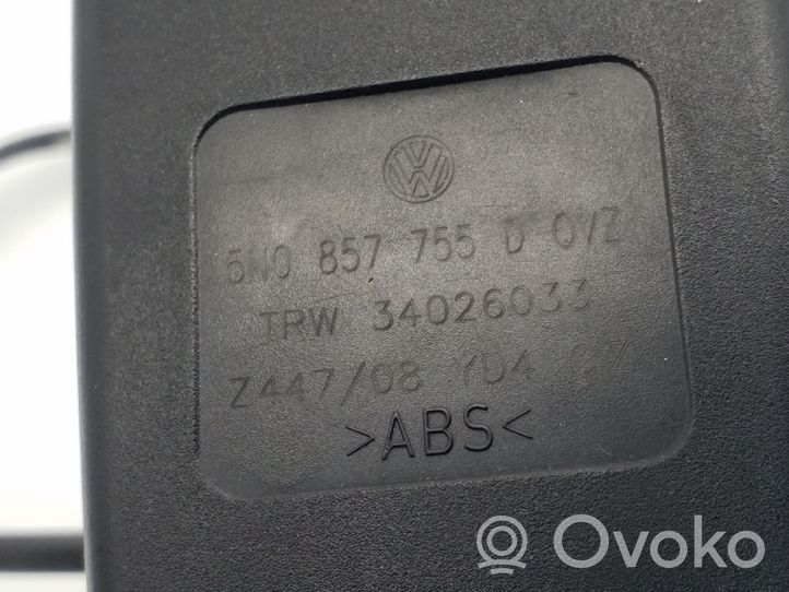 Volkswagen Tiguan Klamra przedniego pasa bezpieczeństwa 5N0857755D