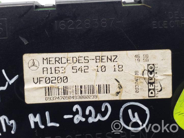 Mercedes-Benz ML W163 Autres unités de commande / modules A1635421018