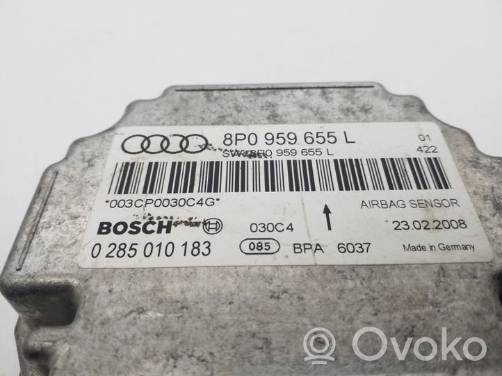 Audi A3 S3 8P Oro pagalvių valdymo blokas 8P0959655L