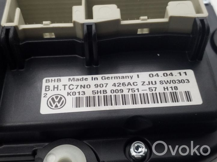 Volkswagen PASSAT CC Блок управления кондиционера воздуха / климата/ печки (в салоне) 7N0907426AC