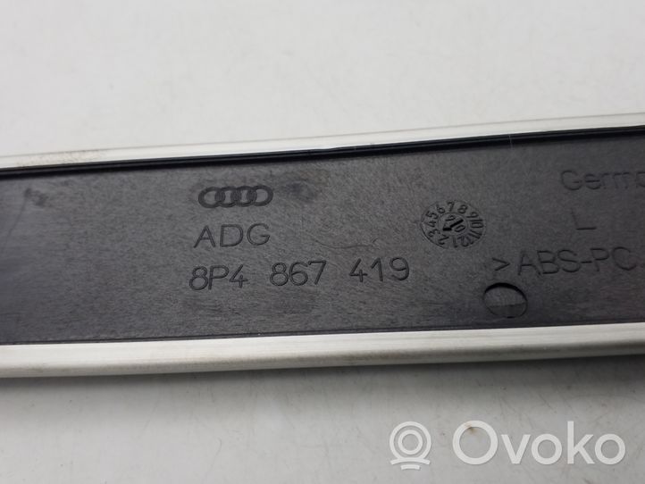 Audi A3 S3 8P Rear door card trim 8P4867419