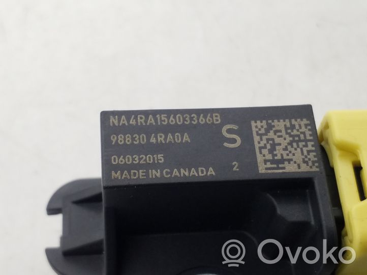 Nissan Rogue Sensor impacto/accidente para activar Airbag 988304RA0A