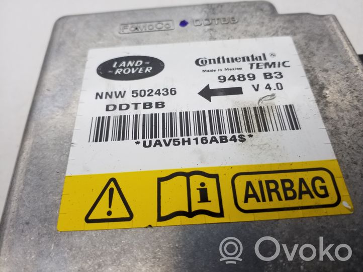 Land Rover Discovery 3 - LR3 Sterownik / Moduł Airbag NNW502436