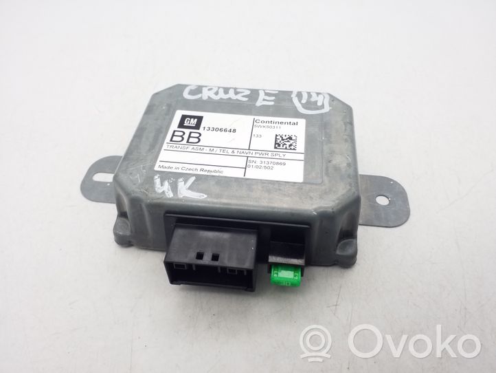 Chevrolet Cruze GPS-navigaation ohjainlaite/moduuli 13306648