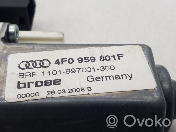 Audi A6 S6 C6 4F Moteur de lève-vitre de porte arrière 4F0959801F