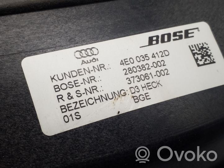 Audi A8 S8 D3 4E Žemo dažnio garsiakalbis 4E0035412D