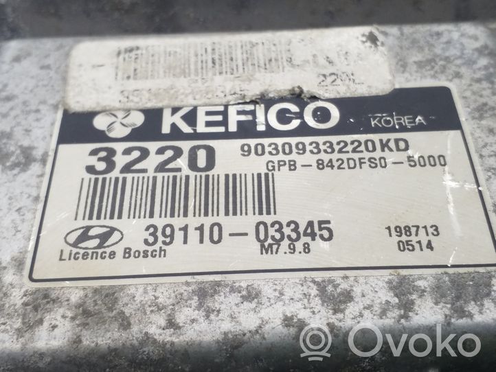 Hyundai i20 (PB PBT) Komputer / Sterownik ECU silnika 3911003345